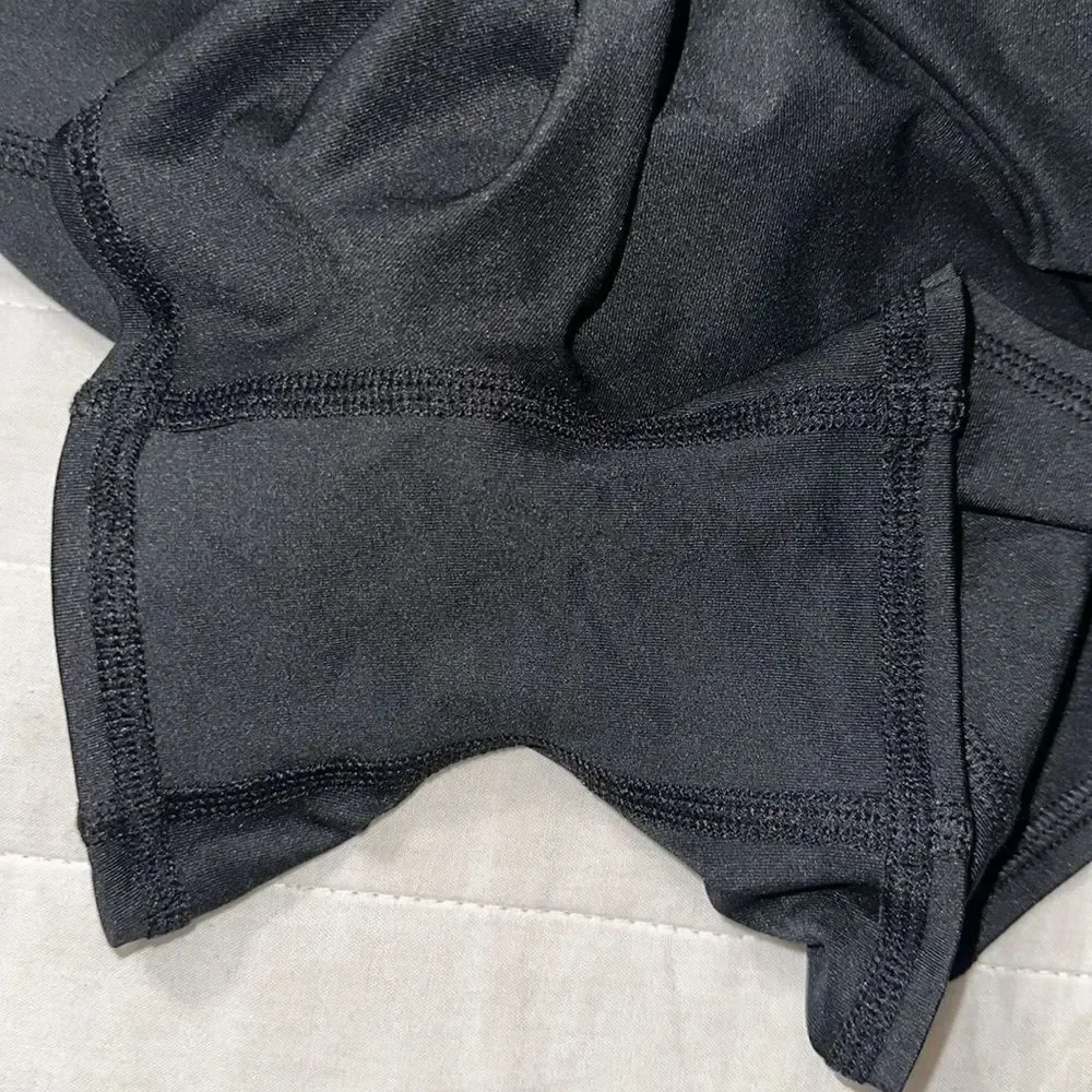 alo yoga XXS Black Pleated Grand Slam Tennis Skirt Built in Skort